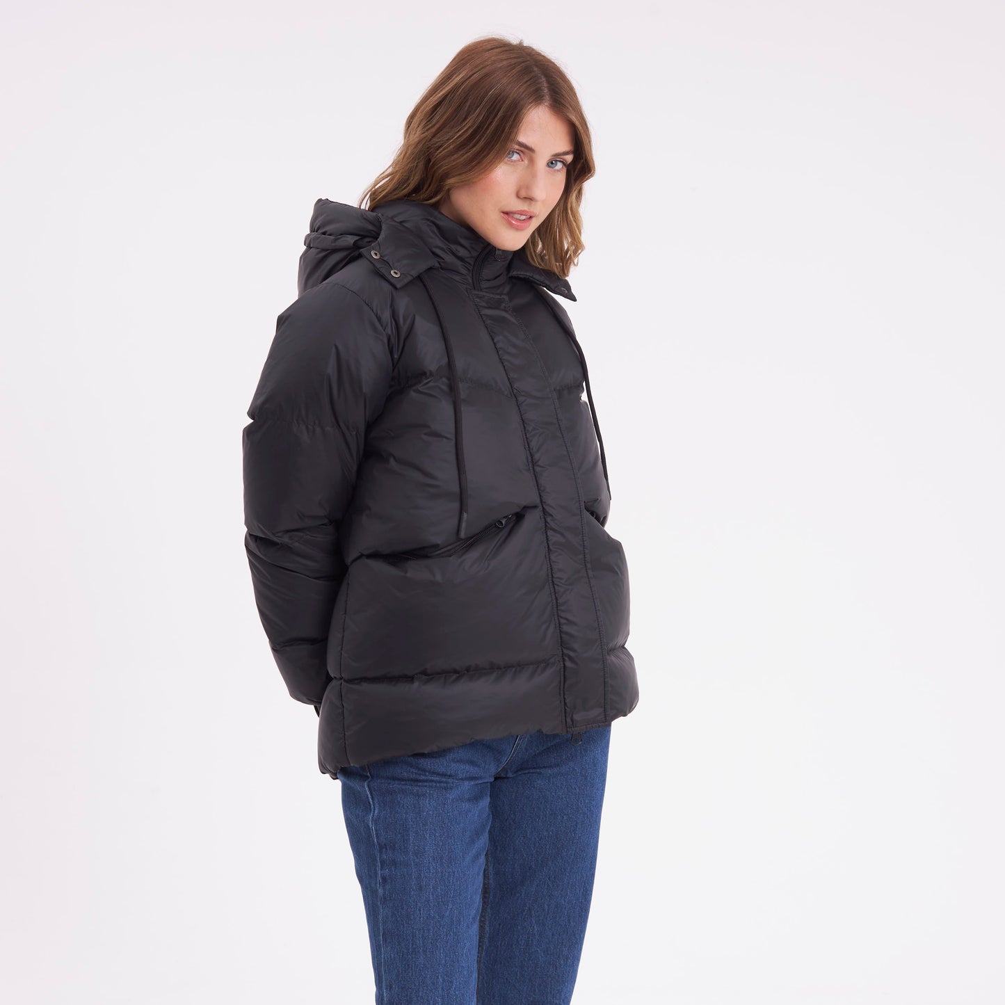 Campera Abrigo Shallow Coat Black