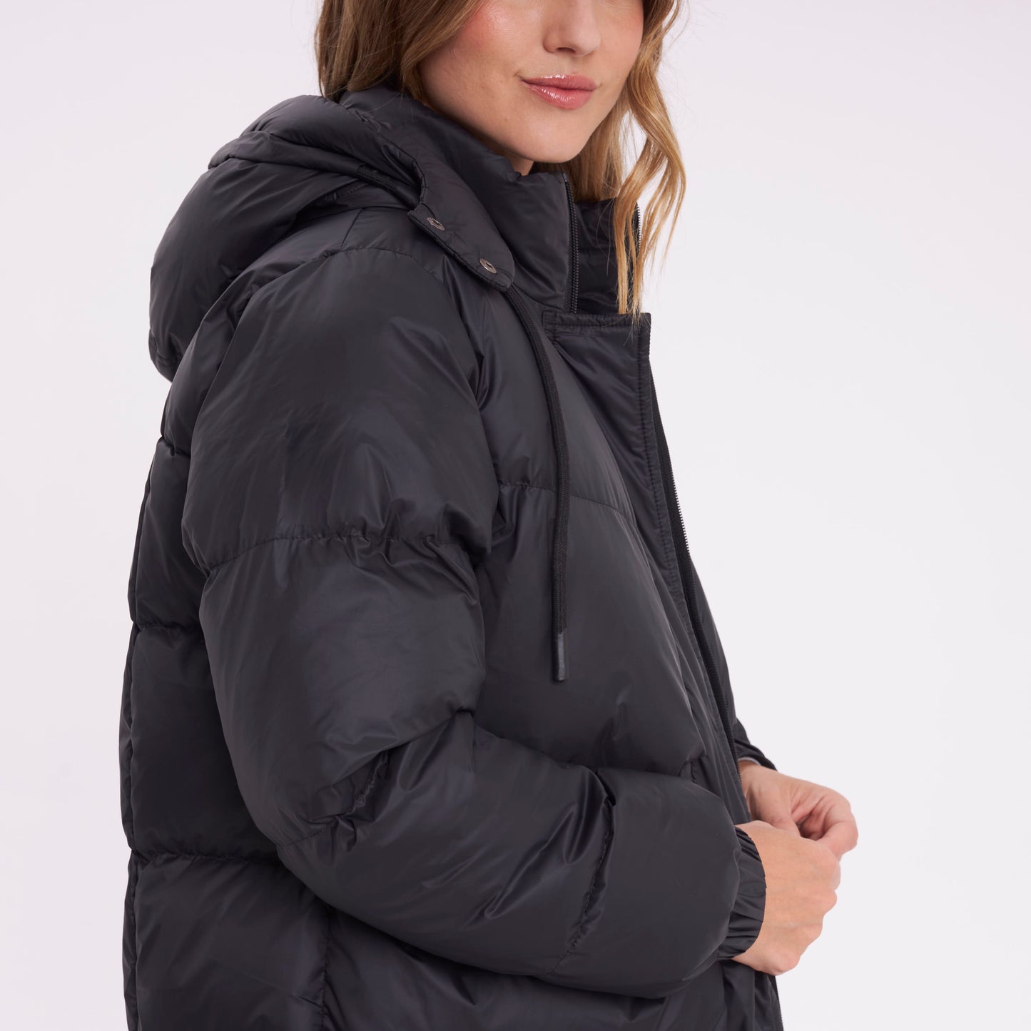 Campera Abrigo Shallow Long Coat Black