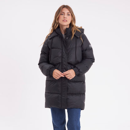 Campera Abrigo Shallow Long Coat Black