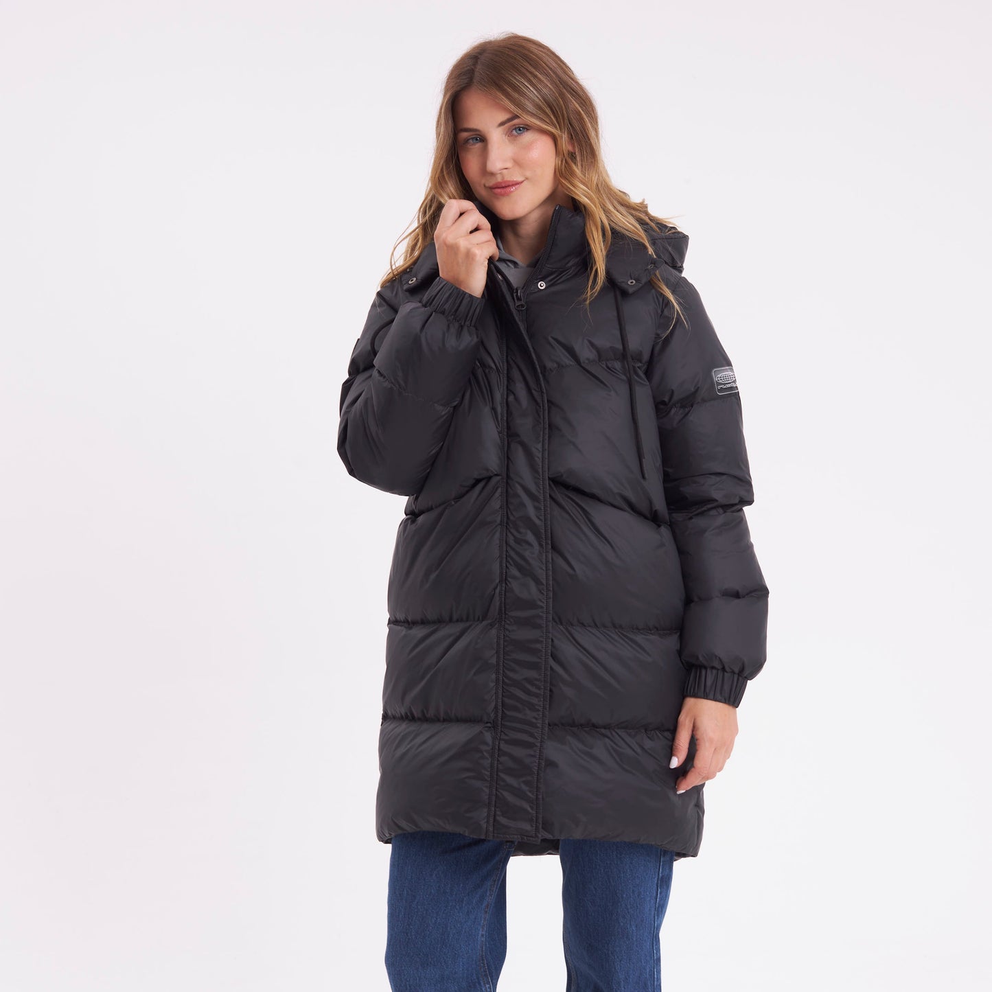 Campera Abrigo Shallow Long Coat Black