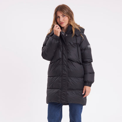 Campera Abrigo Shallow Long Coat Black