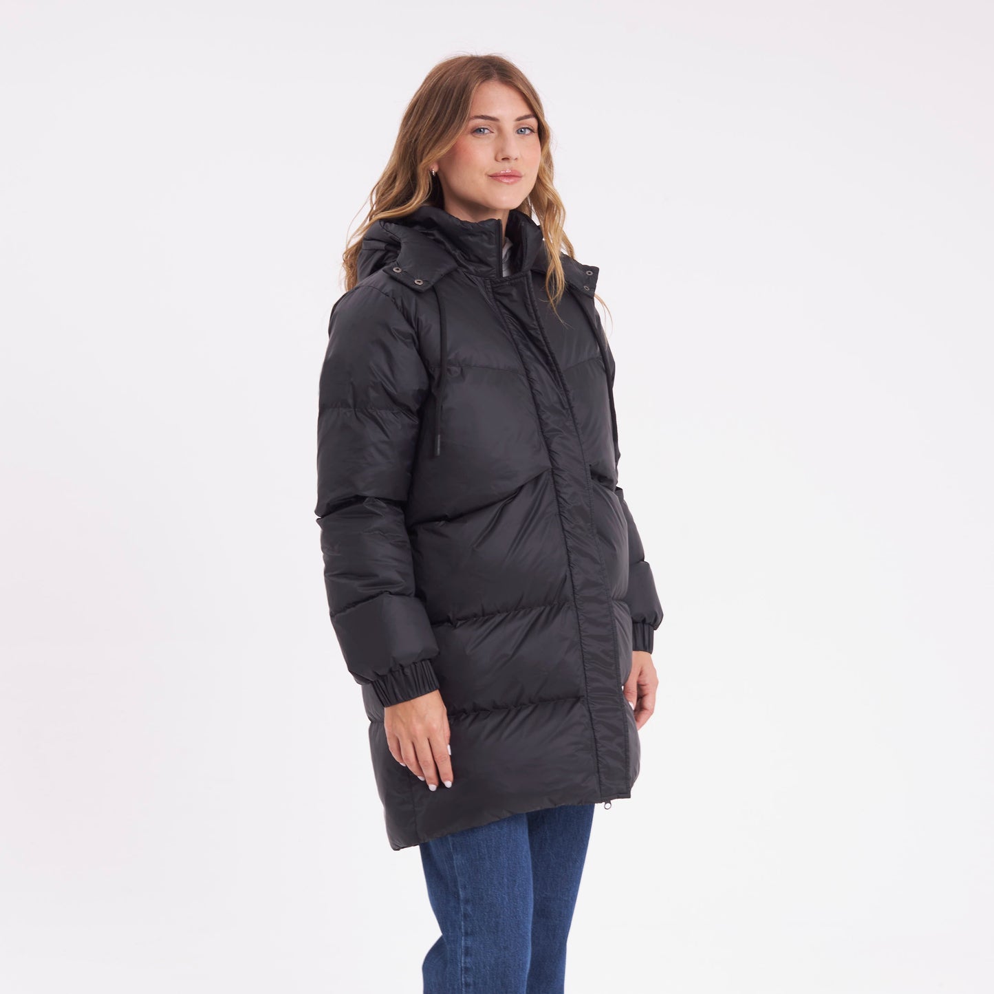 Campera Abrigo Shallow Long Coat Black
