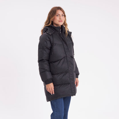 Campera Abrigo Shallow Long Coat Black