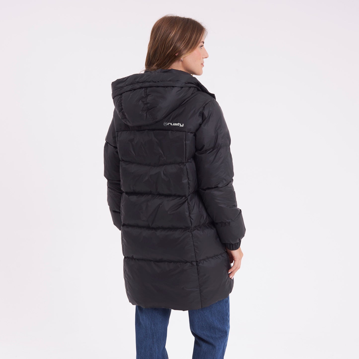 Campera Abrigo Shallow Long Coat Black