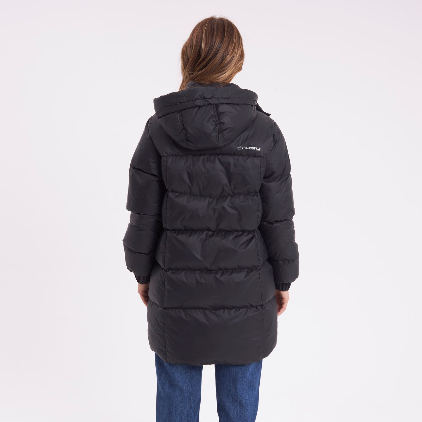 Campera Abrigo Shallow Long Coat Black