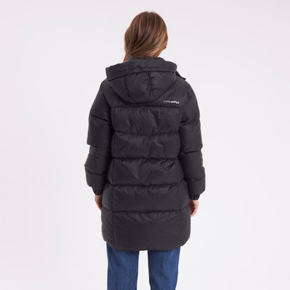 Campera Abrigo Shallow Long Coat Black