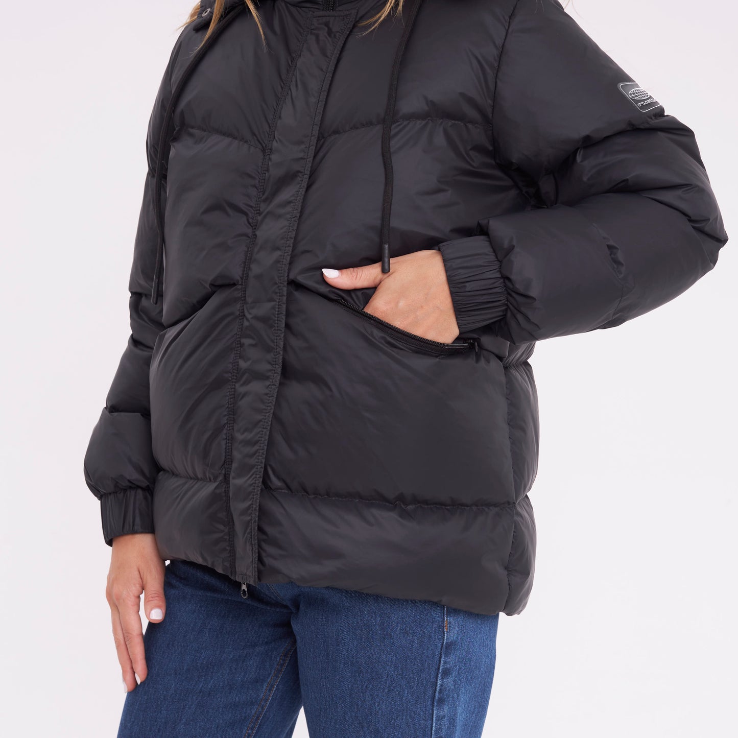Campera Abrigo Shallow Coat Black