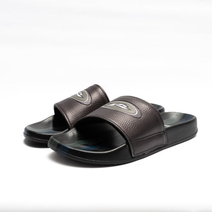 Ojotas Side Stripes Slide Black