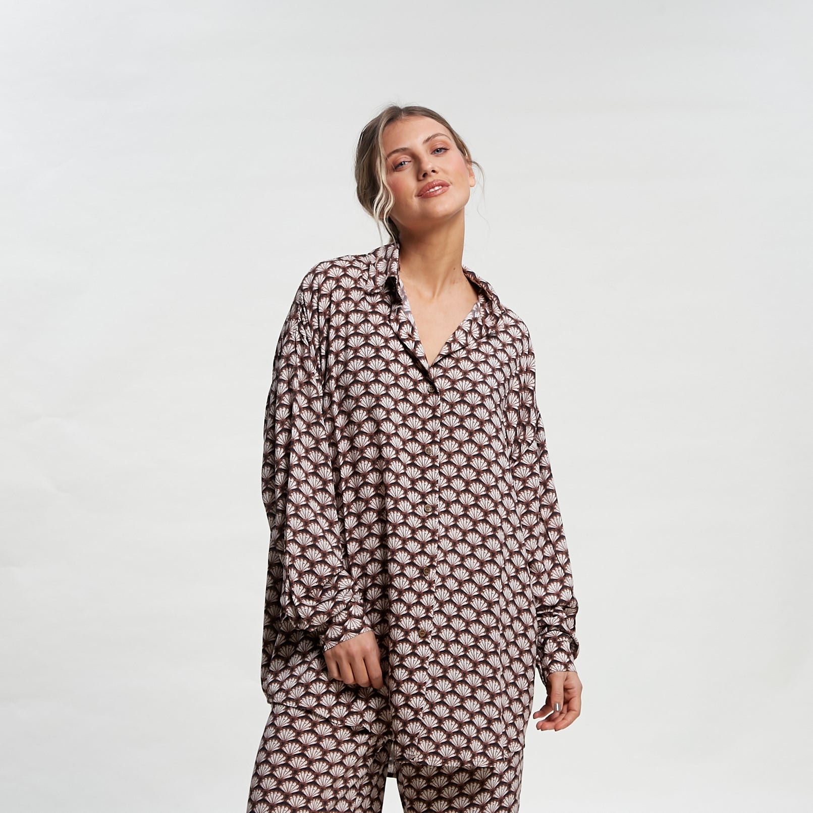 Camisa Sorrento Oversized Tuscan Brown