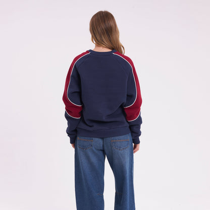Buzo South Of The River Oversize Navy/Red