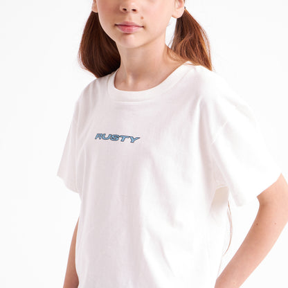 Remera Sporty Mini Girls White