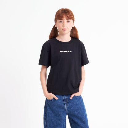Remera Sporty Mini Girls Black