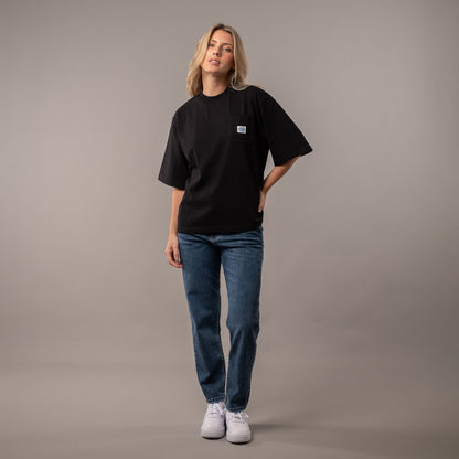 Remera Steezy Cropped Boxy Ld Black
