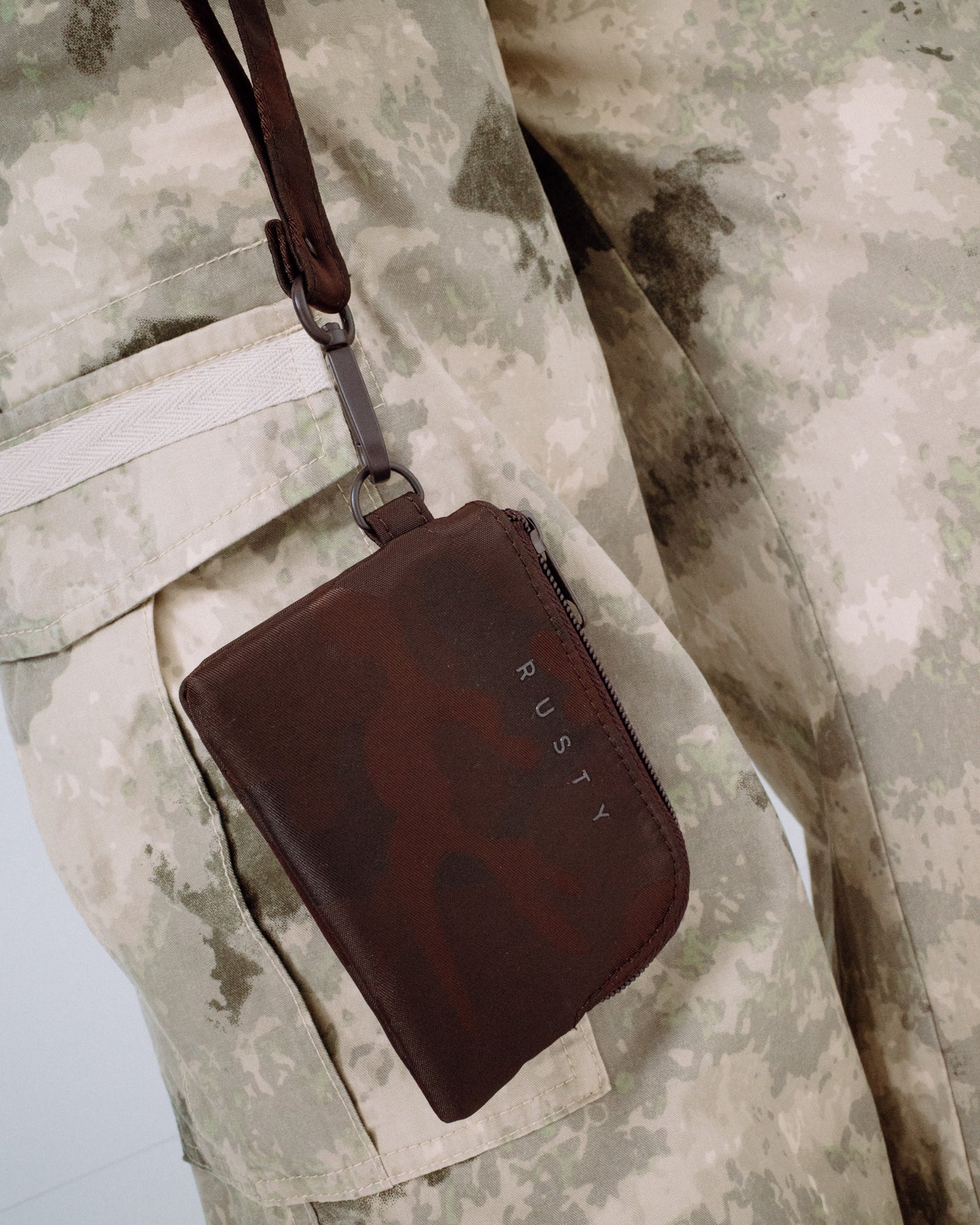 Billetera Stellar Nylon Camo Coin Purse Java
