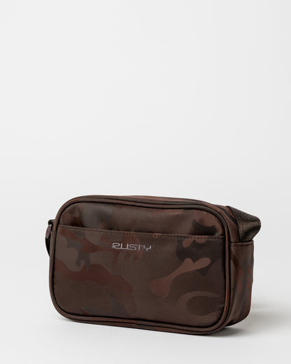 Cartera Stellar Nylon Camo Side Bag Java