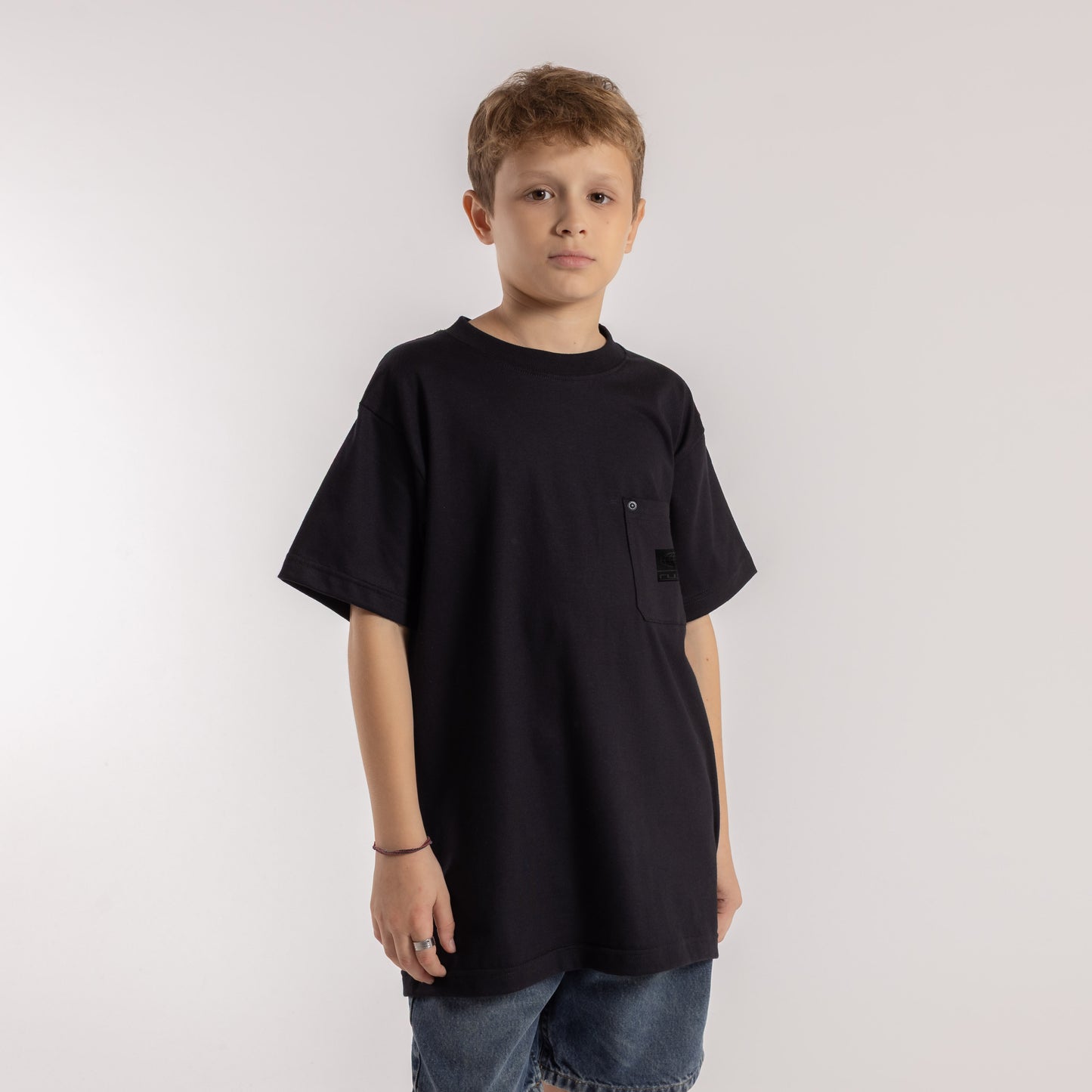 Remera Stezei Serie 3 Junior Black
