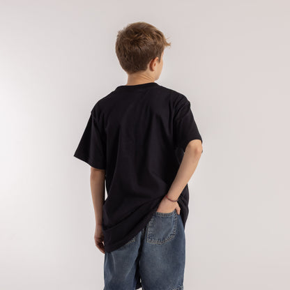 Remera Stezei Serie 3 Junior Black