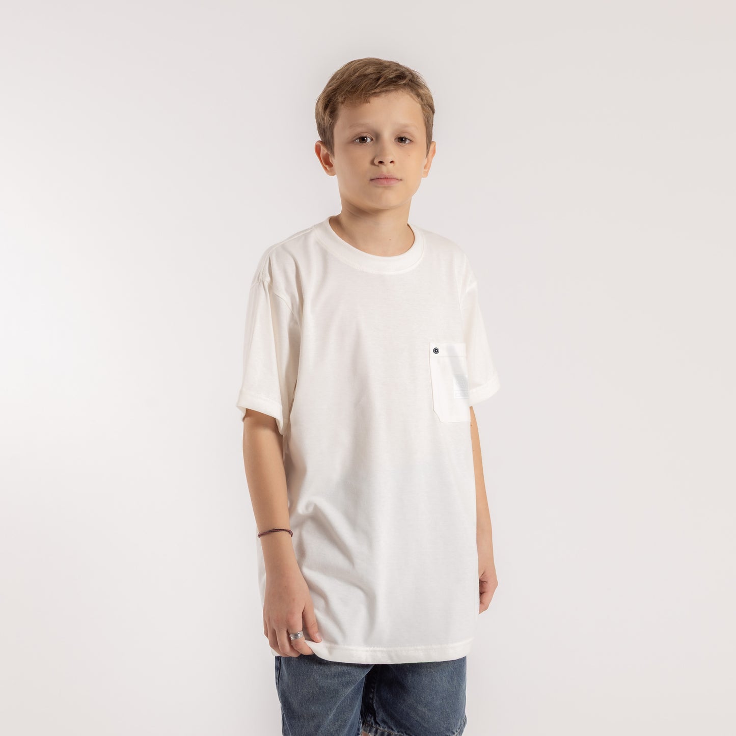 Remera Stezei Serie 3 Junior Ecru