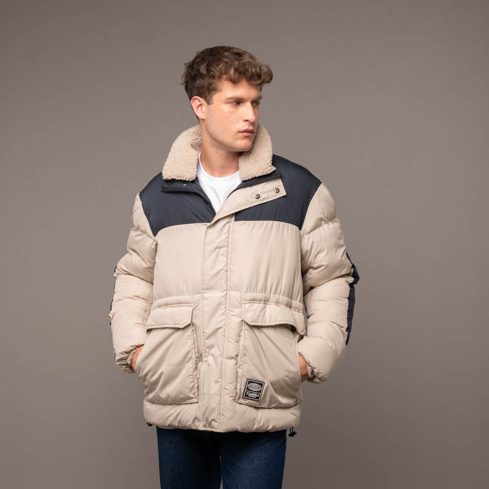 Campera Abrigo Storage Cream