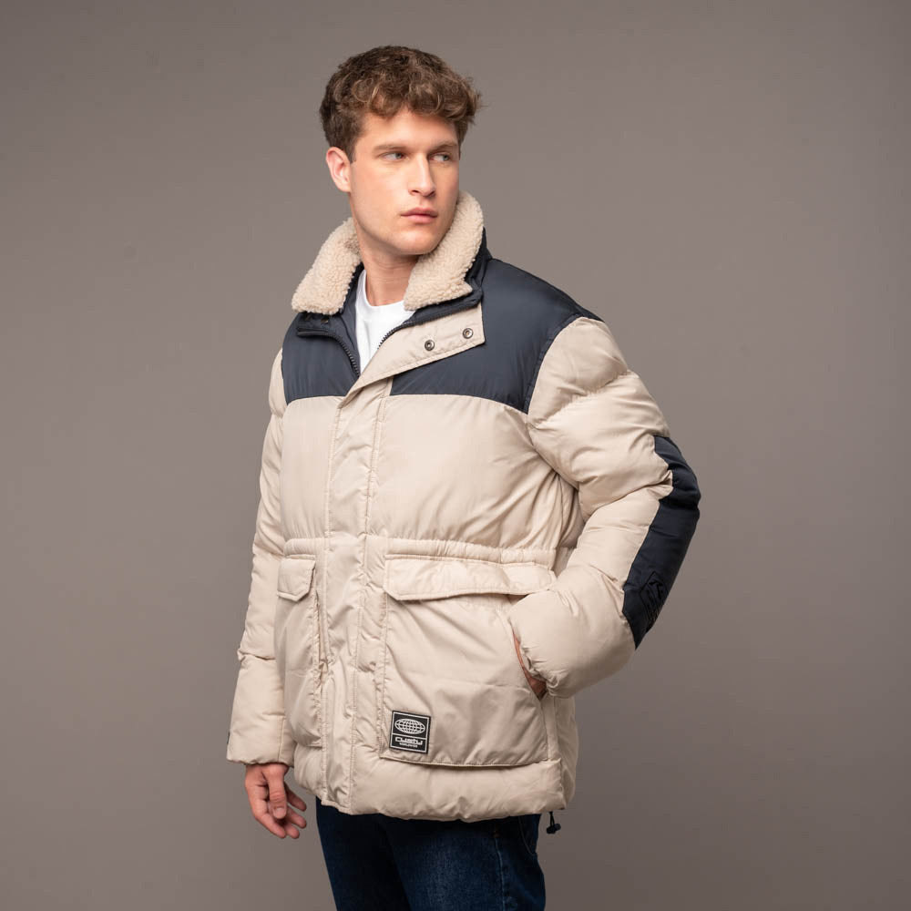 Campera Abrigo Storage Cream