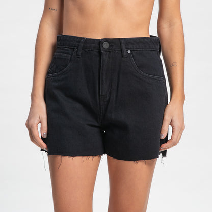 Bermuda Rusty Sun Bronks Black Short Ld Black