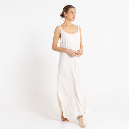 Vestido Sunset Slip  Ecru