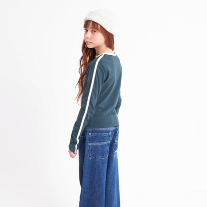 Remera Supply Contrast Girls Green Gables