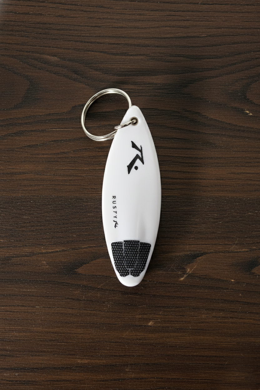 Llavero Surf Bottle Opener Keychain White
