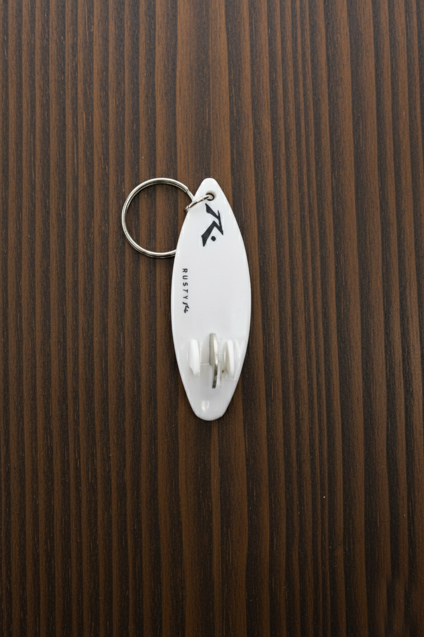 Llavero Surf Bottle Opener Keychain White