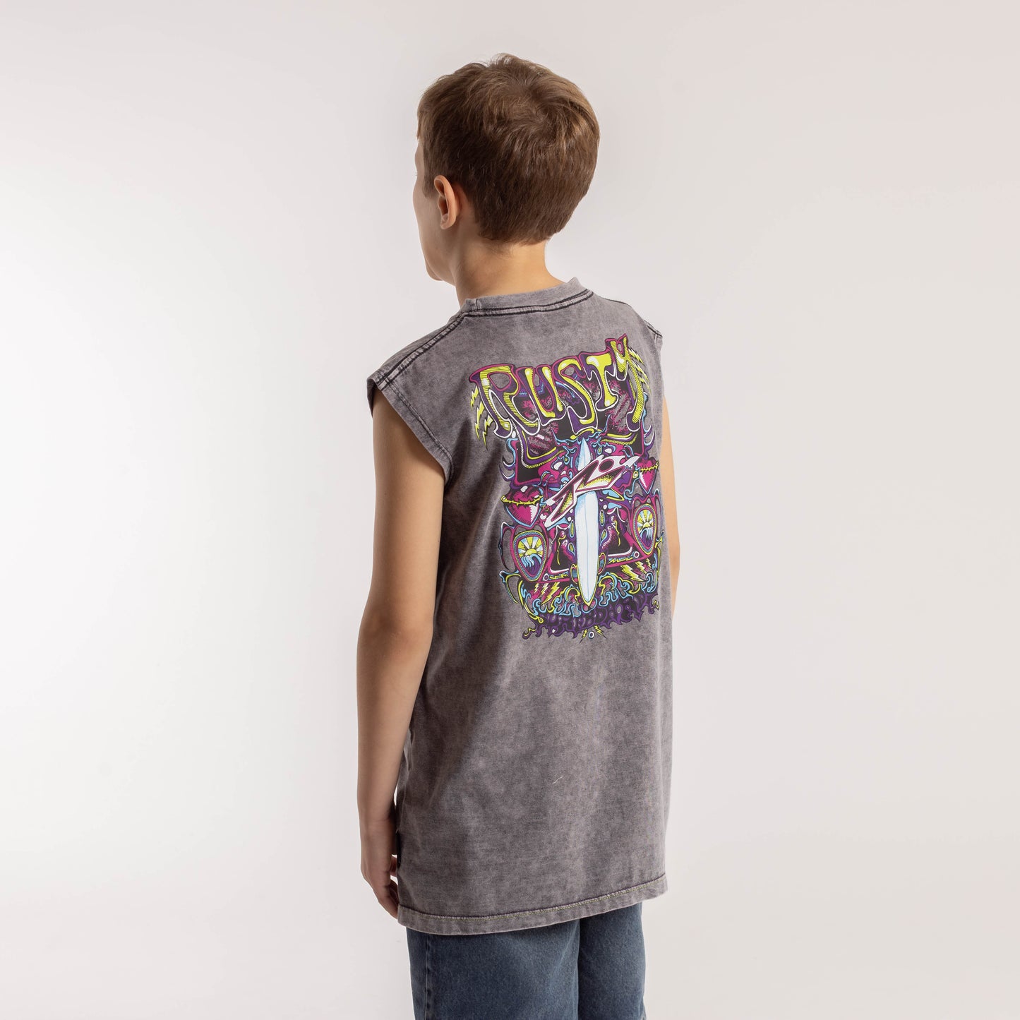 Musculosa Surf Frames Junior Process Black