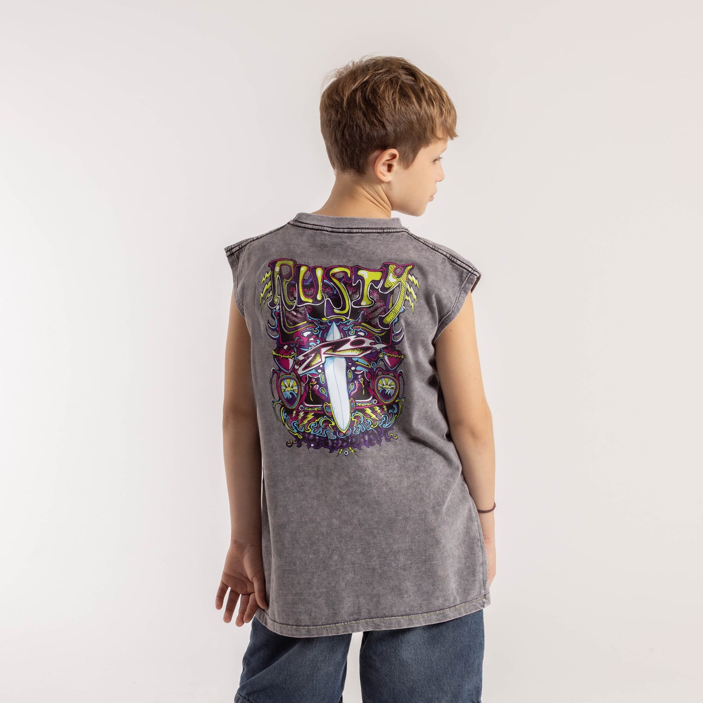 Musculosa Surf Frames Junior Process Black