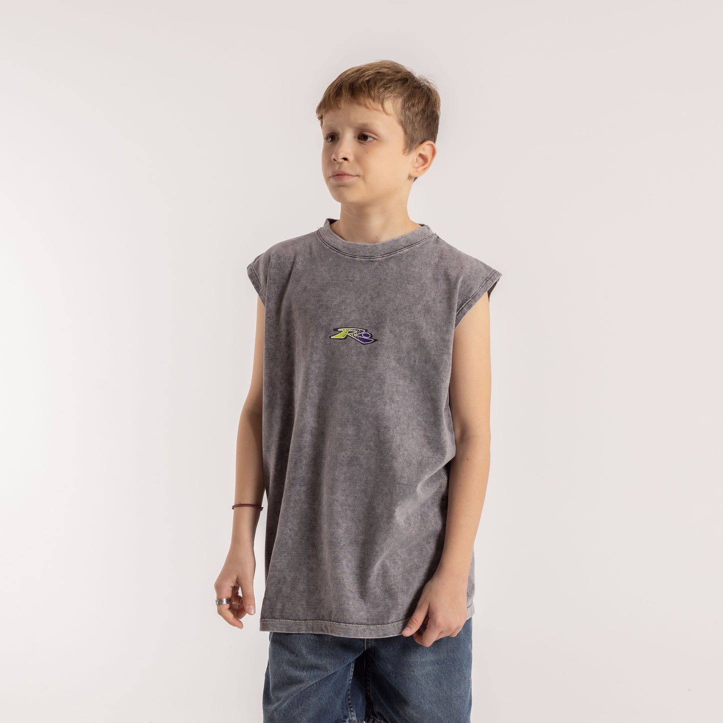 Musculosa Surf Frames Junior Process Black