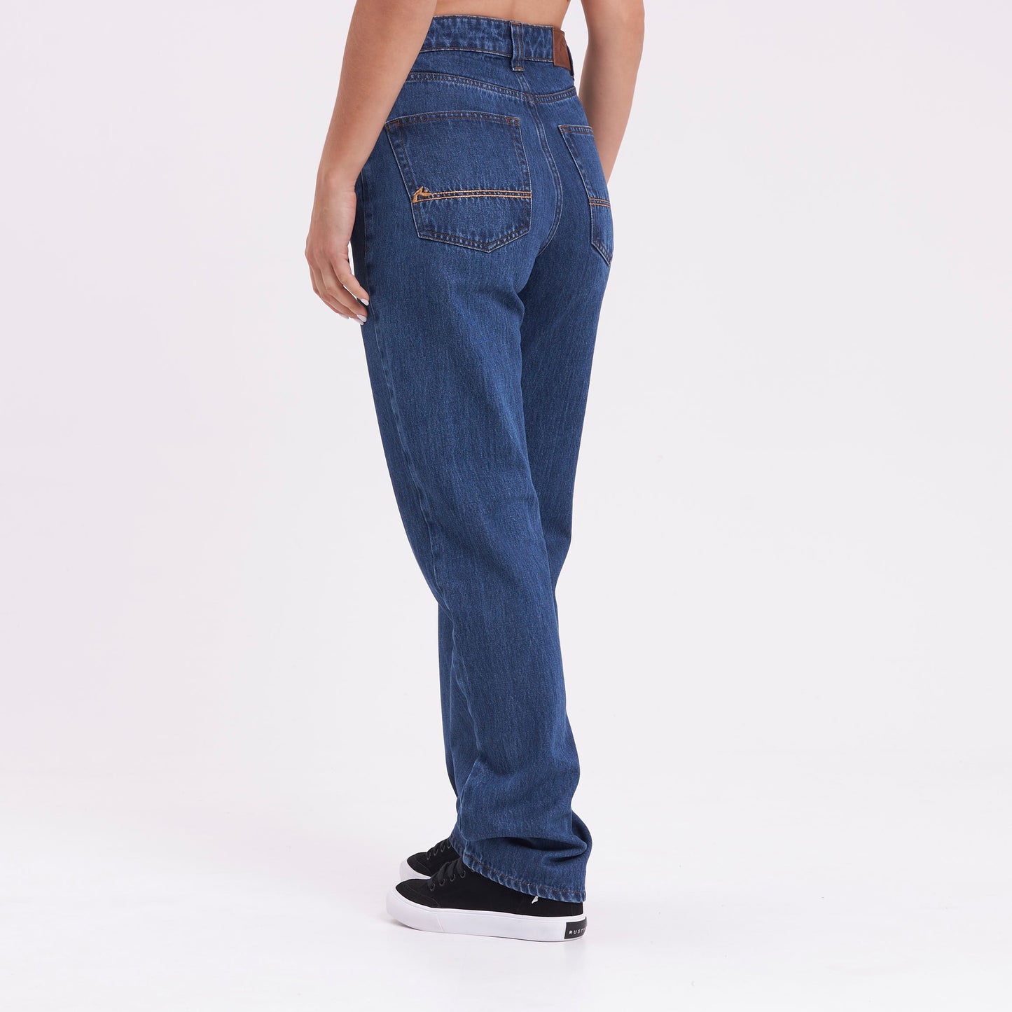 Jean Suzy Straight Mid Rise Deep Sea Blue