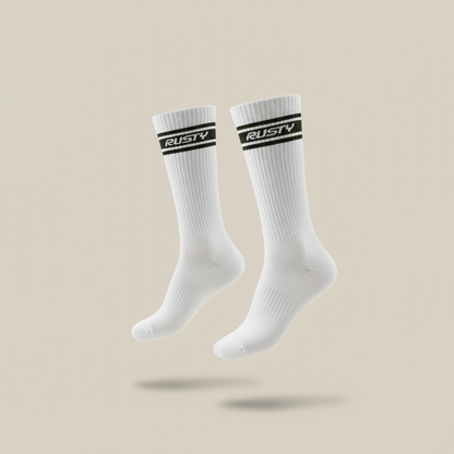 Medias Rusty Pit Crew Mid Calf 4-Sock Pack* Multi