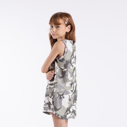 Vestido Tank Girl Dress Girls Army