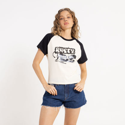Remera Girlsl Raglan Sleeve Baby Snow White