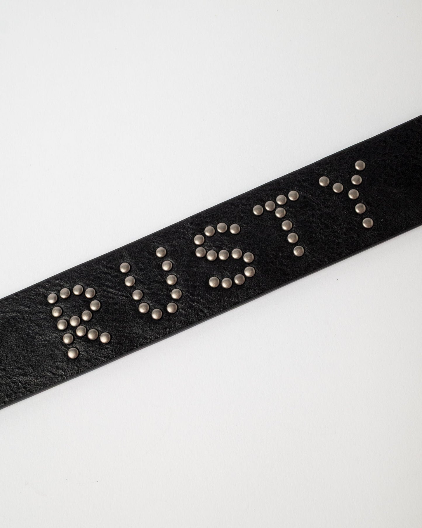 Cinturon Tease Leather Stud Belt Black