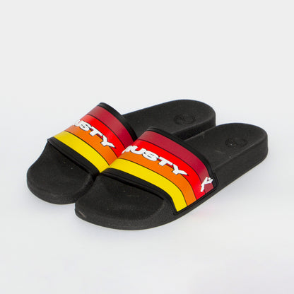 Ojotas The Rainbow Slide Black