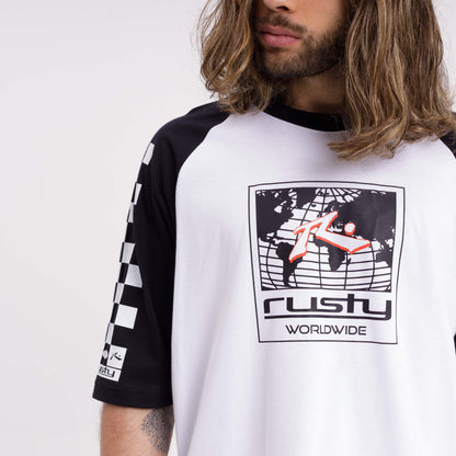 Remera Tournament White/Black
