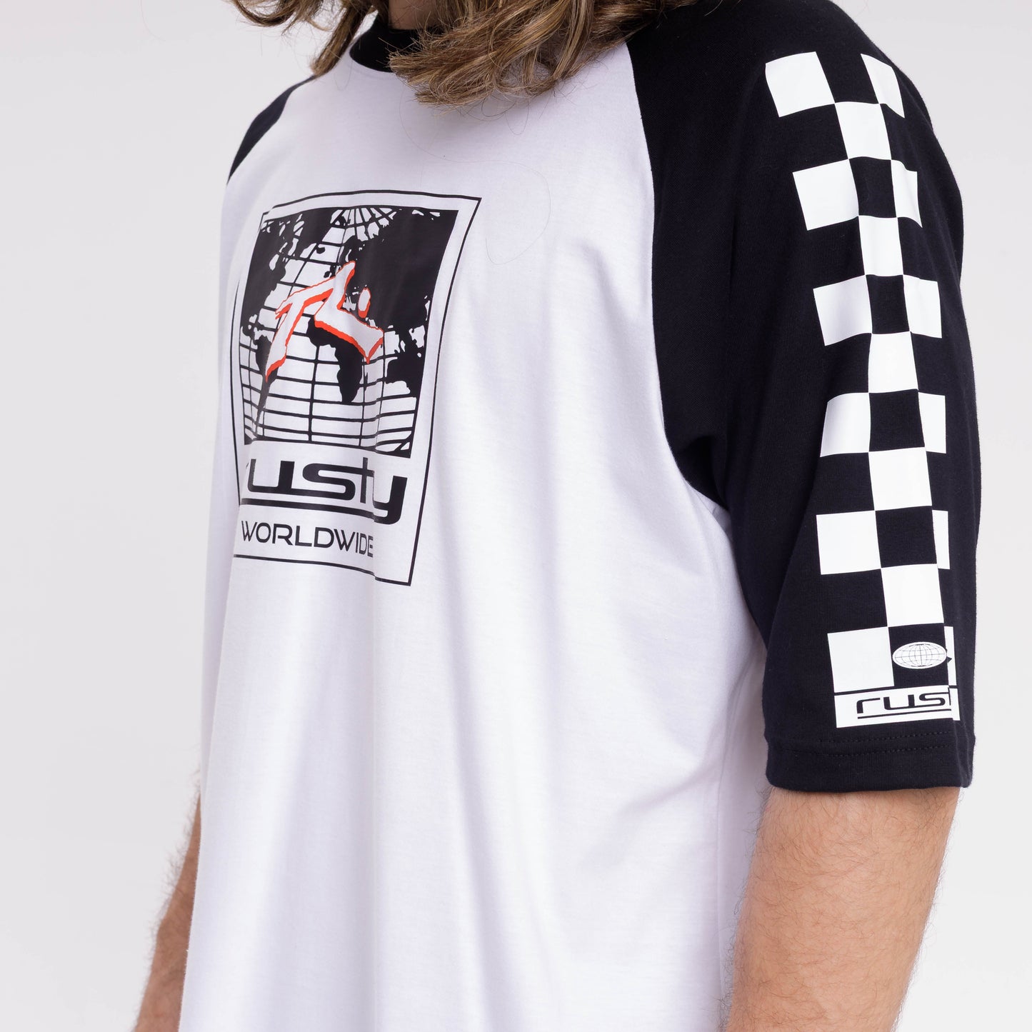 Remera Tournament White/Black