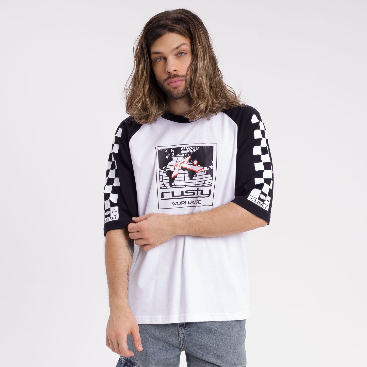 Remera Tournament White/Black