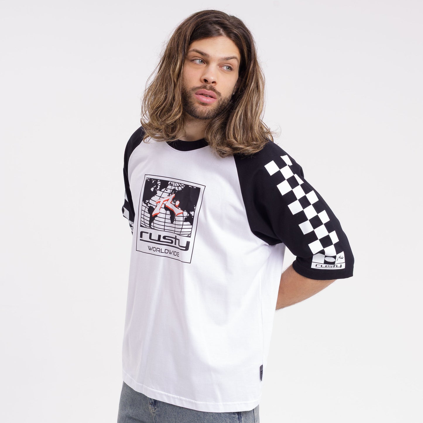 Remera Tournament White/Black