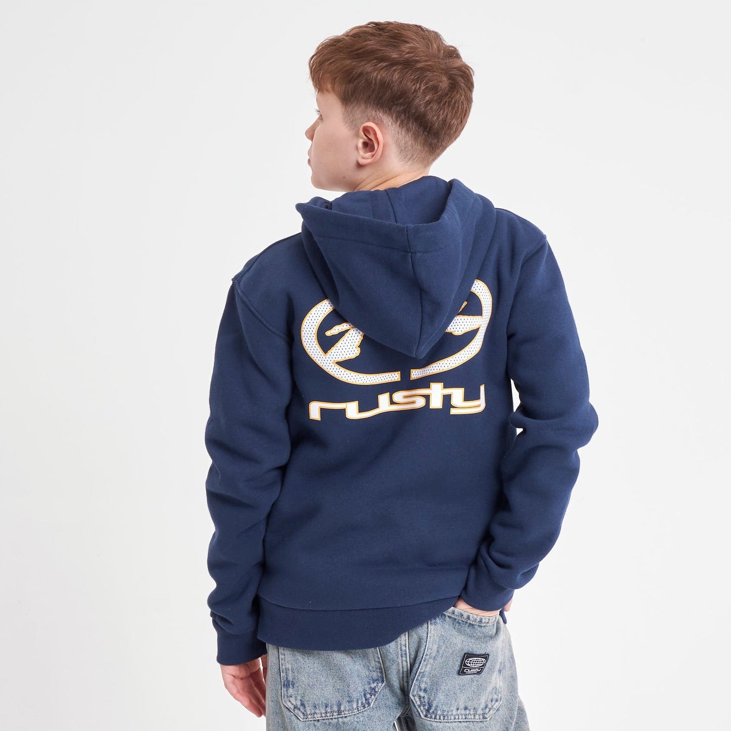Campera Canguro Turbo Serie 2 Junior Navy Blue
