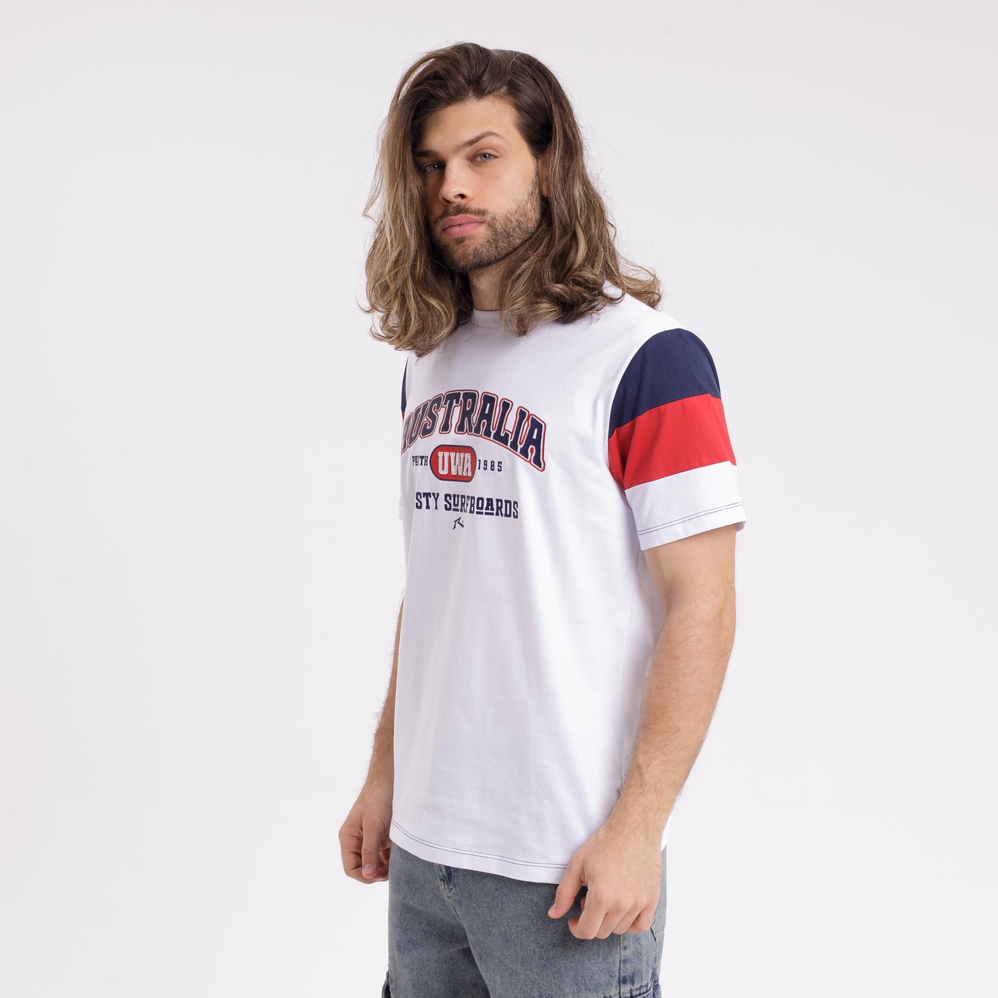 Remera University Wa White
