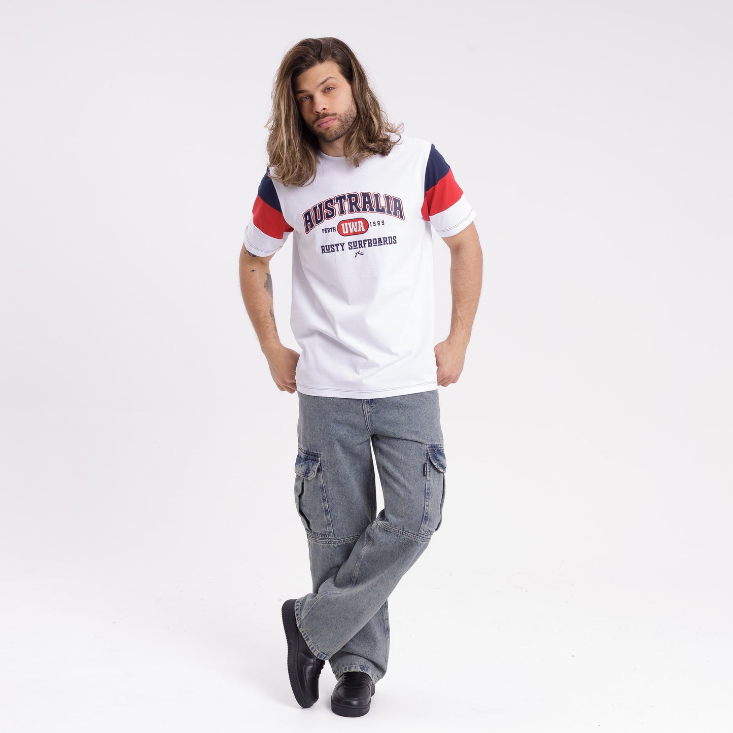 Remera University Wa White