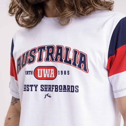 Remera University Wa White