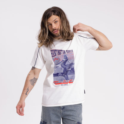 Remera Veteran Skate White
