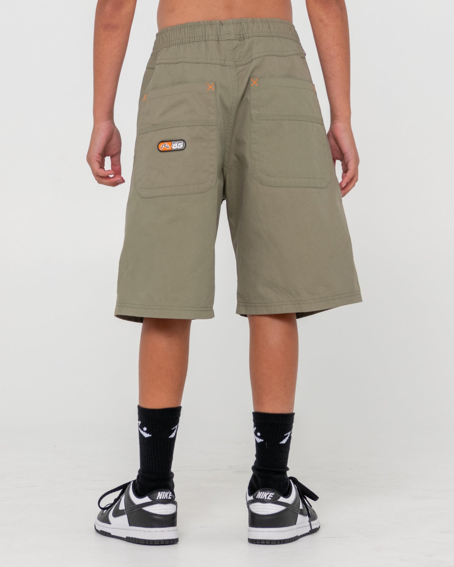 Bermuda Rusty Wear Eva Elastic Short Boys Savanna