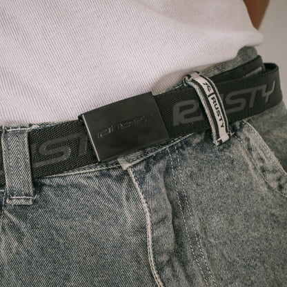 Cinturon Flip Daddy Elastic Webbing Belt Black