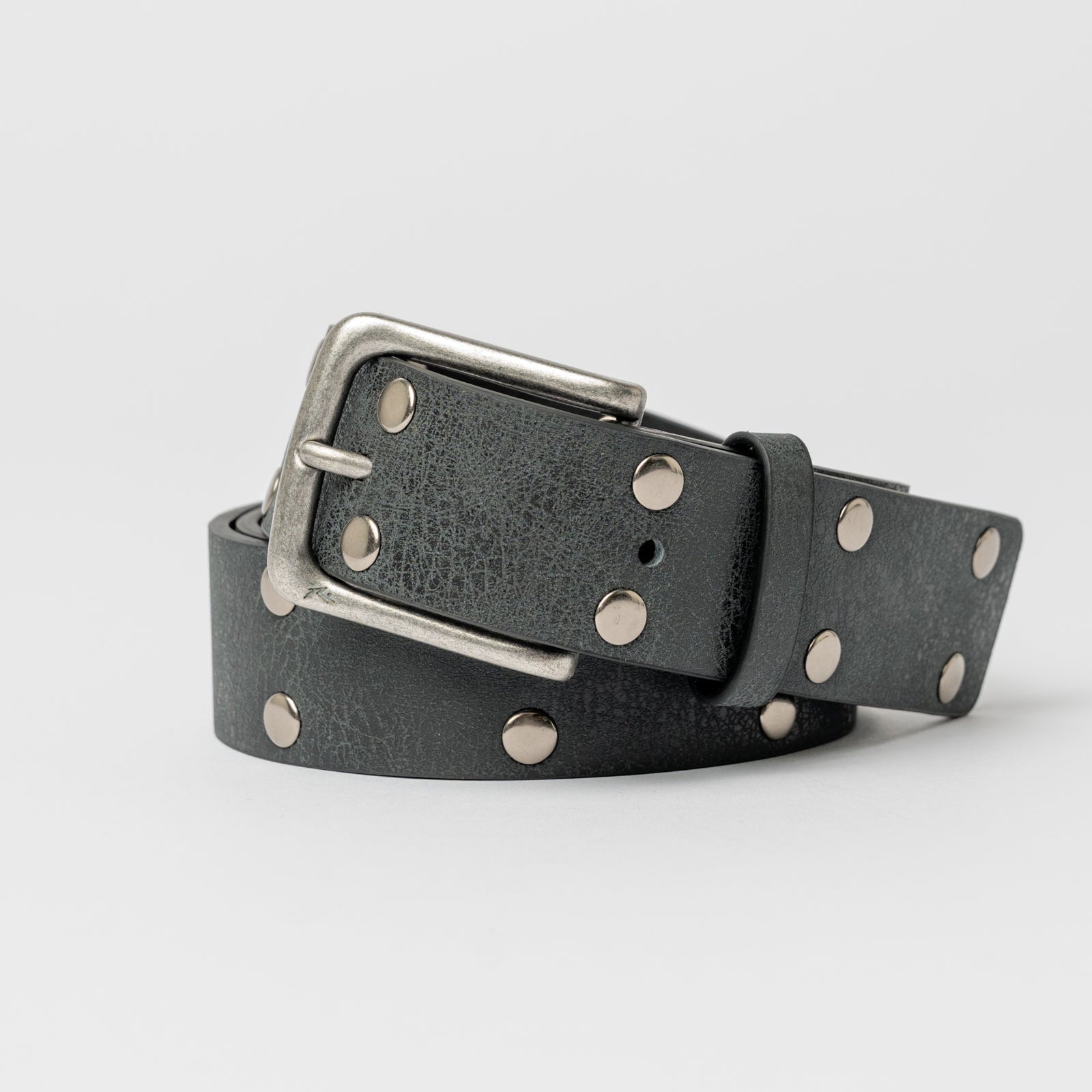 Cinturon Worn Out Stud Belt Black